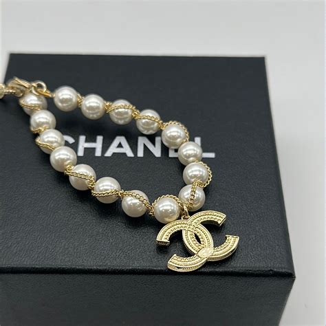 chanel pearl bracelet 2019|Chanel pearl bracelet price.